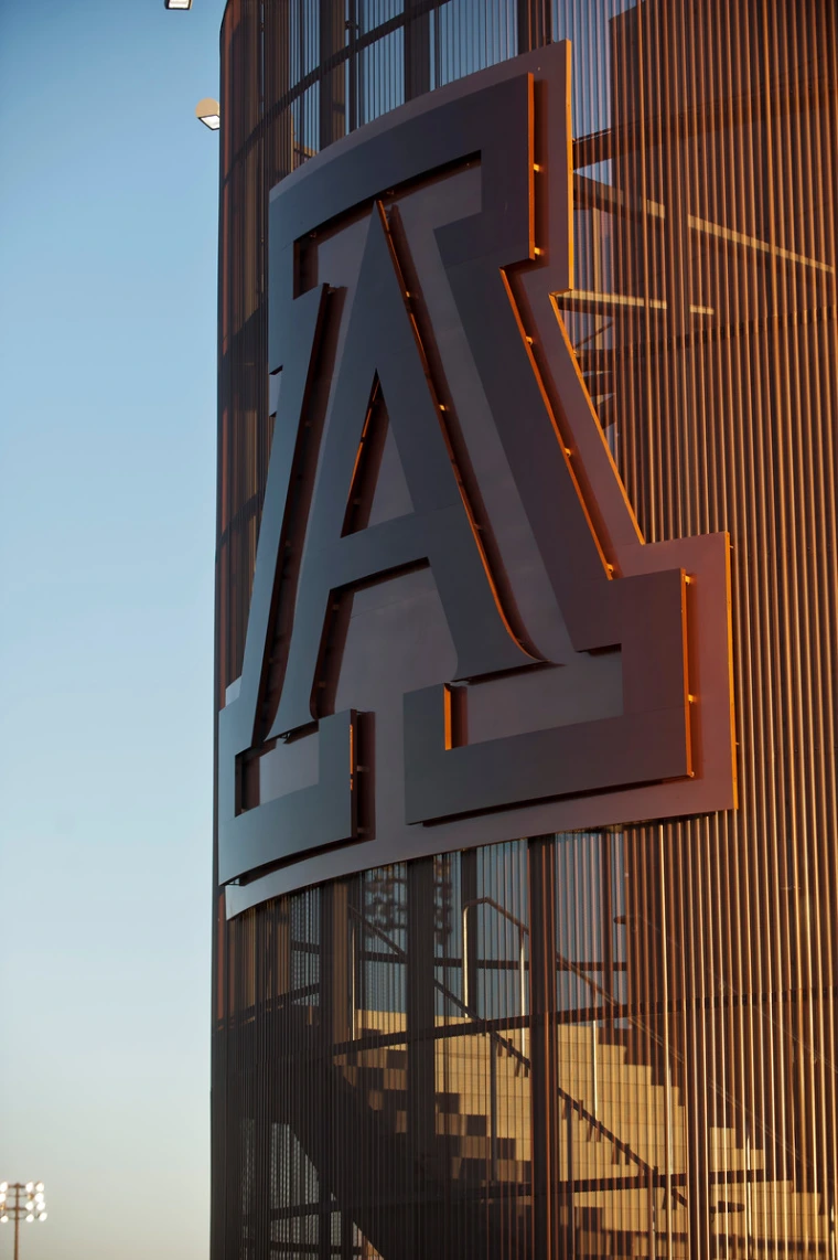 Bronze Block A at Arizona Stadium